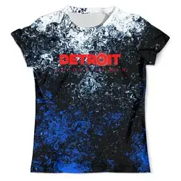 Заказать мужскую футболку в Москве. Футболка с полной запечаткой (мужская) Detroit  от THE_NISE  - готовые дизайны и нанесение принтов.