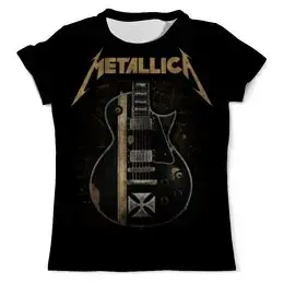 Заказать мужскую футболку в Москве. Футболка с полной запечаткой (мужская) Metallica от geekbox - готовые дизайны и нанесение принтов.