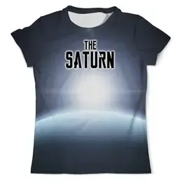 Заказать мужскую футболку в Москве. Футболка с полной запечаткой (мужская) The Saturn (The Planet) от ISliM - готовые дизайны и нанесение принтов.