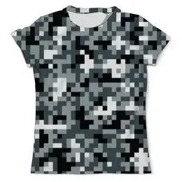 Заказать мужскую футболку в Москве. Футболка с полной запечаткой (мужская) Urban camouflage от THE_NISE  - готовые дизайны и нанесение принтов.