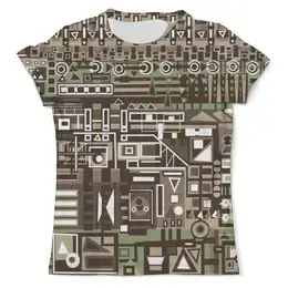 Заказать мужскую футболку в Москве. Футболка с полной запечаткой (мужская) FG345GH от Vadim Koval - готовые дизайны и нанесение принтов.