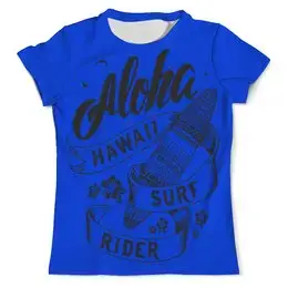 Заказать мужскую футболку в Москве. Футболка с полной запечаткой (мужская) Aloha от THE_NISE  - готовые дизайны и нанесение принтов.