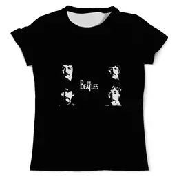Заказать мужскую футболку в Москве. Футболка с полной запечаткой (мужская) The Beatles от Александр Гришин - готовые дизайны и нанесение принтов.