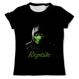 Заказать мужскую футболку в Москве. Футболка с полной запечаткой (мужская) Reptile от Дмитрий - готовые дизайны и нанесение принтов.