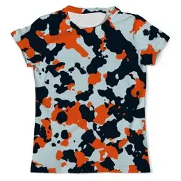 Заказать мужскую футболку в Москве. Футболка с полной запечаткой (мужская) CS GO: Asiimov camouflage от THE_NISE  - готовые дизайны и нанесение принтов.