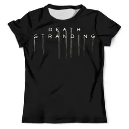 Заказать мужскую футболку в Москве. Футболка с полной запечаткой (мужская) Death Stranding         от T-shirt print  - готовые дизайны и нанесение принтов.