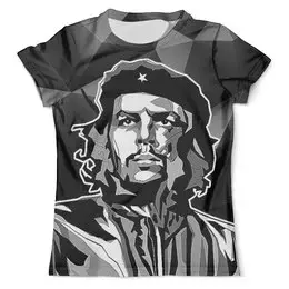 Заказать мужскую футболку в Москве. Футболка с полной запечаткой (мужская) Че Гевара от balden - готовые дизайны и нанесение принтов.