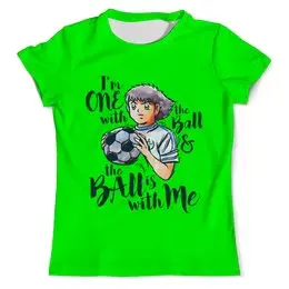 Заказать мужскую футболку в Москве. Футболка с полной запечаткой (мужская) Футболист от T-shirt print  - готовые дизайны и нанесение принтов.