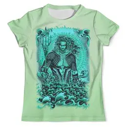 Заказать мужскую футболку в Москве. Футболка с полной запечаткой (мужская) Нептун  от T-shirt print  - готовые дизайны и нанесение принтов.
