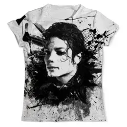 Заказать мужскую футболку в Москве. Футболка с полной запечаткой (мужская) Майкл Джексон / Michael Jackson от aleks_say - готовые дизайны и нанесение принтов.