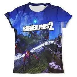 Заказать мужскую футболку в Москве. Футболка с полной запечаткой (мужская)  Borderlands от THE_NISE  - готовые дизайны и нанесение принтов.