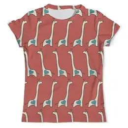 Заказать мужскую футболку в Москве. Футболка с полной запечаткой (мужская) Жирафы от irinavk - готовые дизайны и нанесение принтов.