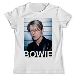 Заказать мужскую футболку в Москве. Футболка с полной запечаткой (мужская)  David Bowie от cherdantcev - готовые дизайны и нанесение принтов.