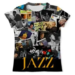 Заказать мужскую футболку в Москве. Футболка с полной запечаткой (мужская) Jazz Legends от Vladec11 - готовые дизайны и нанесение принтов.