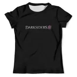 Заказать мужскую футболку в Москве. Футболка с полной запечаткой (мужская) Darksiders III от THE_NISE  - готовые дизайны и нанесение принтов.