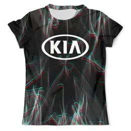 Заказать мужскую футболку в Москве. Футболка с полной запечаткой (мужская) Авто KIA от THE_NISE  - готовые дизайны и нанесение принтов.