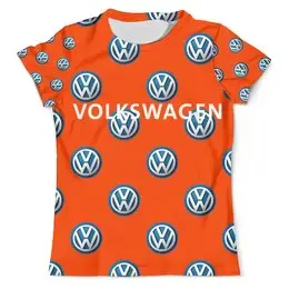 Заказать мужскую футболку в Москве. Футболка с полной запечаткой (мужская) Volkswagen   от T-shirt print  - готовые дизайны и нанесение принтов.