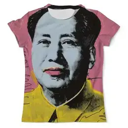 Заказать мужскую футболку в Москве. Футболка с полной запечаткой (мужская) Мао Цзедун от Александр - готовые дизайны и нанесение принтов.