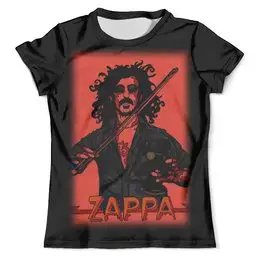 Заказать мужскую футболку в Москве. Футболка с полной запечаткой (мужская) Zappa от Владимир Дрошнев - готовые дизайны и нанесение принтов.
