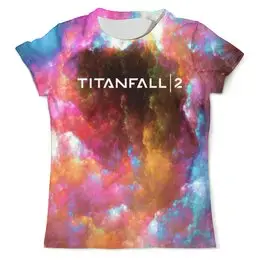 Заказать мужскую футболку в Москве. Футболка с полной запечаткой (мужская) Titanfall от THE_NISE  - готовые дизайны и нанесение принтов.