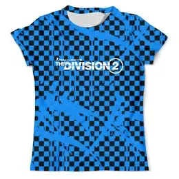 Заказать мужскую футболку в Москве. Футболка с полной запечаткой (мужская) Division 2 от THE_NISE  - готовые дизайны и нанесение принтов.