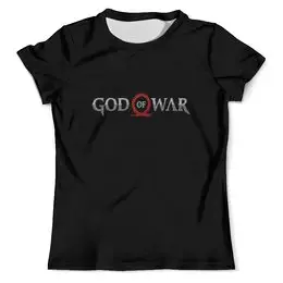 Заказать мужскую футболку в Москве. Футболка с полной запечаткой (мужская) God of War от THE_NISE  - готовые дизайны и нанесение принтов.