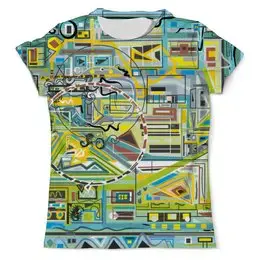 Заказать мужскую футболку в Москве. Футболка с полной запечаткой (мужская) Березка от Vadim Koval - готовые дизайны и нанесение принтов.