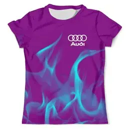 Заказать мужскую футболку в Москве. Футболка с полной запечаткой (мужская)  Авто Audi от THE_NISE  - готовые дизайны и нанесение принтов.