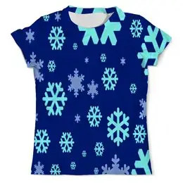 Заказать мужскую футболку в Москве. Футболка с полной запечаткой (мужская) Мороз от THE_NISE  - готовые дизайны и нанесение принтов.