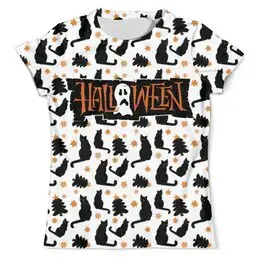 Заказать мужскую футболку в Москве. Футболка с полной запечаткой (мужская) Halloween   от THE_NISE  - готовые дизайны и нанесение принтов.