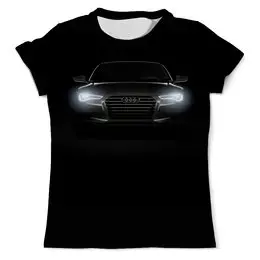 Заказать мужскую футболку в Москве. Футболка с полной запечаткой (мужская) Audi (Ауди) от Илья Щеблецов - готовые дизайны и нанесение принтов.