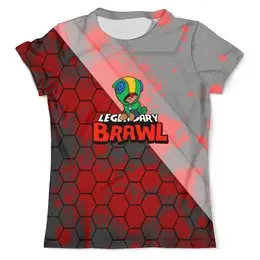 Заказать мужскую футболку в Москве. Футболка с полной запечаткой (мужская) Brawl Stars от THE_NISE  - готовые дизайны и нанесение принтов.