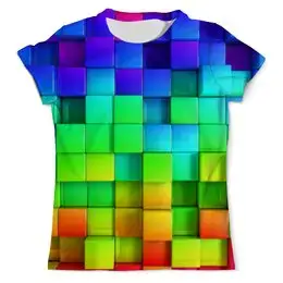 Заказать мужскую футболку в Москве. Футболка с полной запечаткой (мужская) Colorful от Jimmy Flash - готовые дизайны и нанесение принтов.
