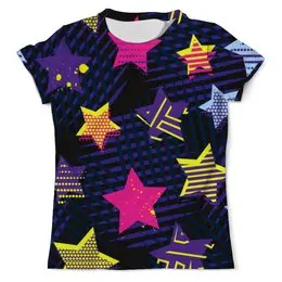 Заказать мужскую футболку в Москве. Футболка с полной запечаткой (мужская) Звезды от THE_NISE  - готовые дизайны и нанесение принтов.