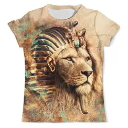 Заказать мужскую футболку в Москве. Футболка с полной запечаткой (мужская) ☥ Egypt Leo ☥ от balden - готовые дизайны и нанесение принтов.