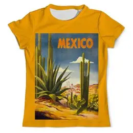 Заказать мужскую футболку в Москве. Футболка с полной запечаткой (мужская) Мексика от acidhouses - готовые дизайны и нанесение принтов.