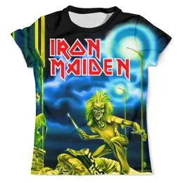Заказать мужскую футболку в Москве. Футболка с полной запечаткой (мужская) Iron Maiden  от ПРИНТЫ ПЕЧАТЬ  - готовые дизайны и нанесение принтов.