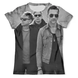 Заказать мужскую футболку в Москве. Футболка с полной запечаткой (мужская) Depeche Mode       от ПРИНТЫ ПЕЧАТЬ  - готовые дизайны и нанесение принтов.