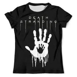 Заказать мужскую футболку в Москве. Футболка с полной запечаткой (мужская) Death Stranding          от T-shirt print  - готовые дизайны и нанесение принтов.
