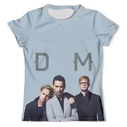 Заказать мужскую футболку в Москве. Футболка с полной запечаткой (мужская) Depeche Mode   от ПРИНТЫ ПЕЧАТЬ  - готовые дизайны и нанесение принтов.