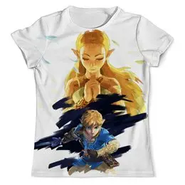 Заказать мужскую футболку в Москве. Футболка с полной запечаткой (мужская) Zelda от BURNSHIRTS - готовые дизайны и нанесение принтов.