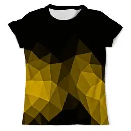 Заказать мужскую футболку в Москве. Футболка с полной запечаткой (мужская) Черно-желтый от THE_NISE  - готовые дизайны и нанесение принтов.
