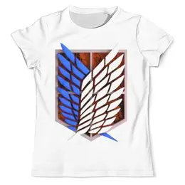 Заказать мужскую футболку в Москве. Футболка с полной запечаткой (мужская) Крылья свободы от GeekFox  - готовые дизайны и нанесение принтов.