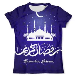Заказать мужскую футболку в Москве. Футболка с полной запечаткой (мужская) Ramadan  от THE_NISE  - готовые дизайны и нанесение принтов.