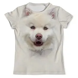 Заказать мужскую футболку в Москве. Футболка с полной запечаткой (мужская) Собака от weeert - готовые дизайны и нанесение принтов.