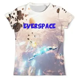 Заказать мужскую футболку в Москве. Футболка с полной запечаткой (мужская) Everspace от THE_NISE  - готовые дизайны и нанесение принтов.