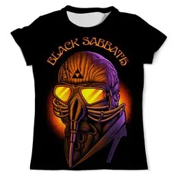 Заказать мужскую футболку в Москве. Футболка с полной запечаткой (мужская) Black Sabbath  от ПРИНТЫ ПЕЧАТЬ  - готовые дизайны и нанесение принтов.