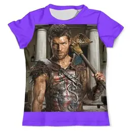 Заказать мужскую футболку в Москве. Футболка с полной запечаткой (мужская) Spartacus от Александр  - готовые дизайны и нанесение принтов.