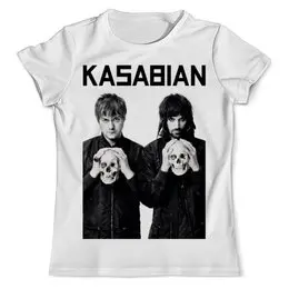 Заказать мужскую футболку в Москве. Футболка с полной запечаткой (мужская) Kasabian от geekbox - готовые дизайны и нанесение принтов.