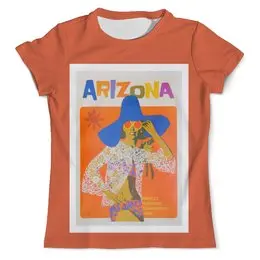 Заказать мужскую футболку в Москве. Футболка с полной запечаткой (мужская) Аризона от acidhouses - готовые дизайны и нанесение принтов.